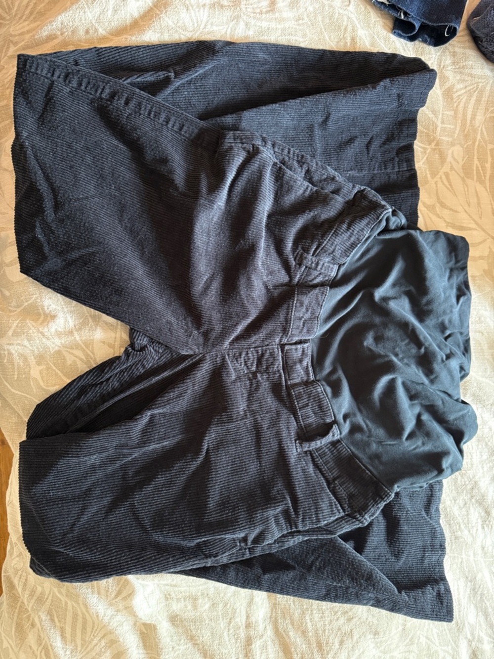 H&M Maternity Wide Leg Corduroy Pants